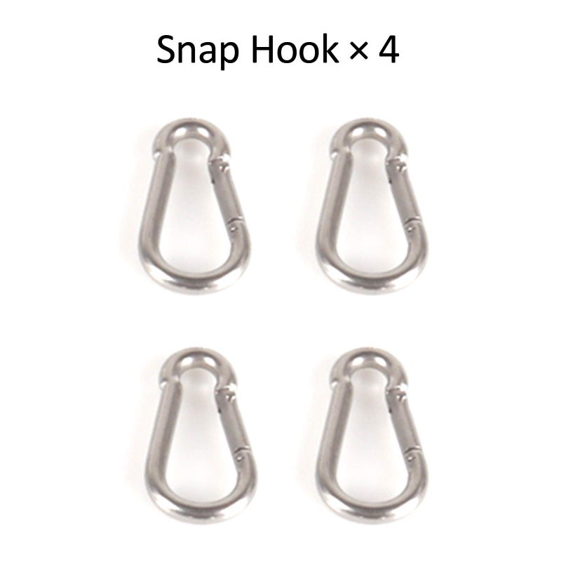 Tiberham مجموعة أدوات Tiberham Sun Shade Sail Hardware Kit شديدة التحمل مضادة للصدأ، مستطيلة/مربع الظل، تركيب شراعي للفناء والحديقة (44 قطعة) - Image 4